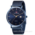 2019 KH Classic Men's Watch Slim Calendar Waterproof Watch Quartz Student Shaking Gift WristWatch 1004